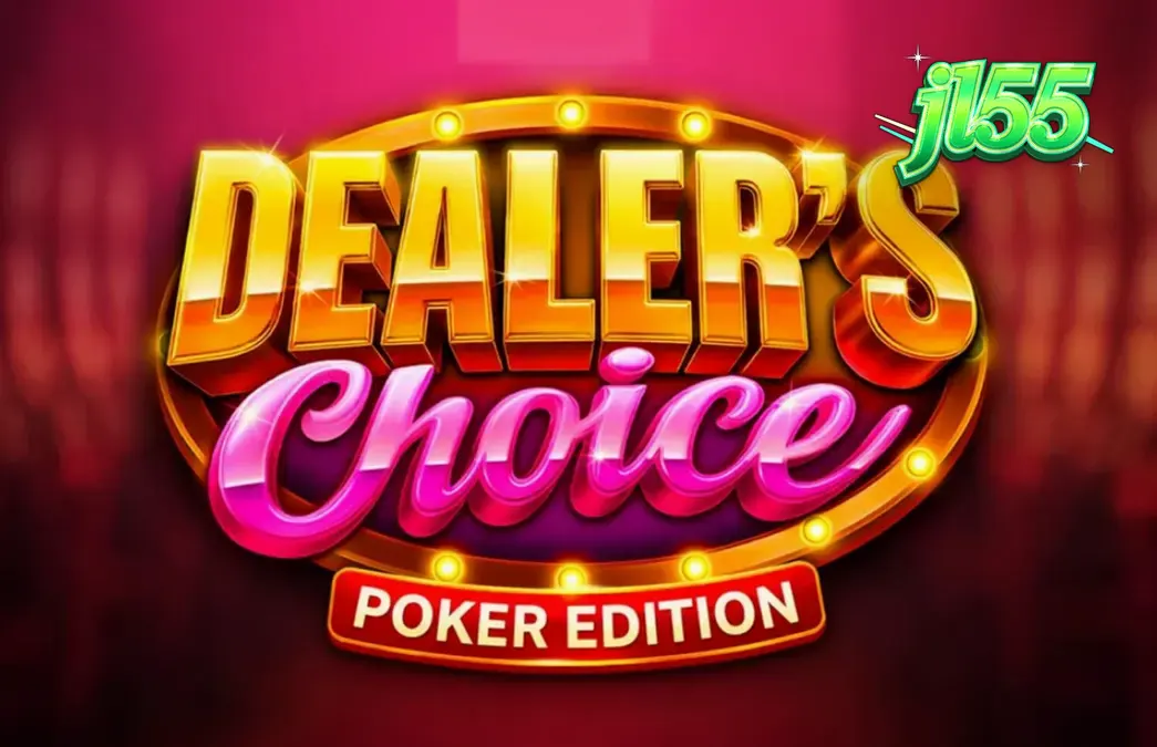 Dealer’s Choice: Poker Edition slot game interface na may poker theme